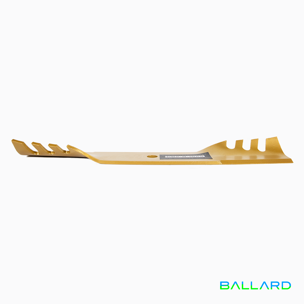 GOLD Hybrid  Mower Blades: 16 3/4" Long,  2.5" Wide,  5/8" Center Hole, Thickness- .203"(Two Spindles) image number null